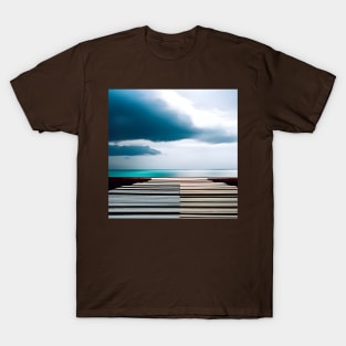 Minimalist Beach Landscape T-Shirt